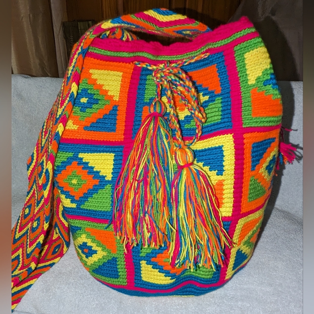 Muchila Wayuu hand done bag from Columbia.